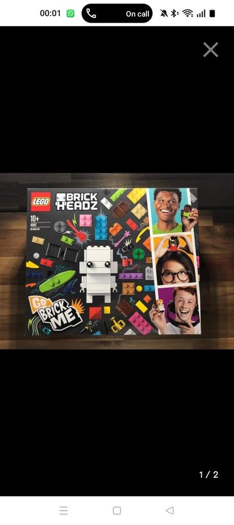 LEGO BrickHeadz Go Brick Me 41597 - Nieuw in doos, Ophalen of Verzenden, Nieuw, Complete set, Lego