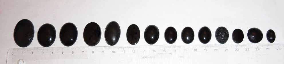 Cabochons Onyx ovaal, Sieraden, Tassen en Uiterlijk, Edelstenen, Ophalen of Verzenden, Zo goed als nieuw