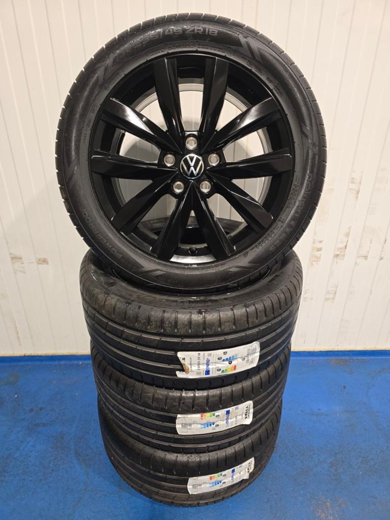 🌞Originele VW Springfield velgen 18 inch Bulli Multivan T6, 18 inch, Gebruikt, 255 mm, Banden en Velgen
