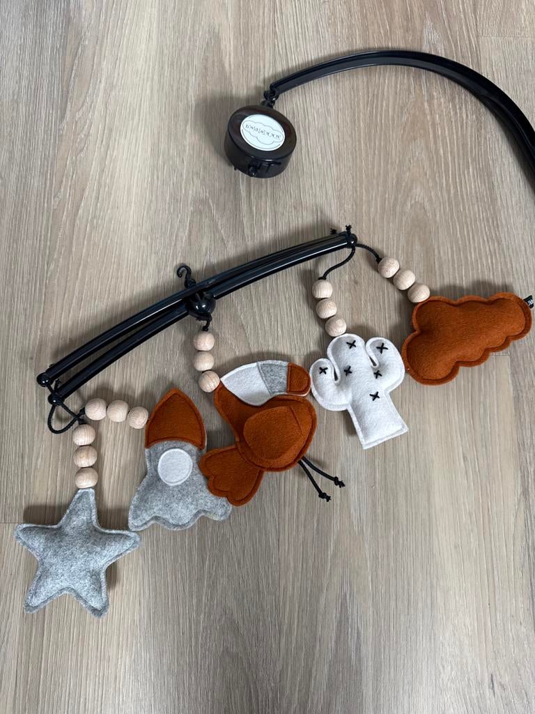 Ukkepuq Box/Ledikant Mobiel - Twinkle Twinkle Little Star, Kinderen en Baby's, Overige Kinderen en Baby's, Zo goed als nieuw, Ophalen of Verzenden