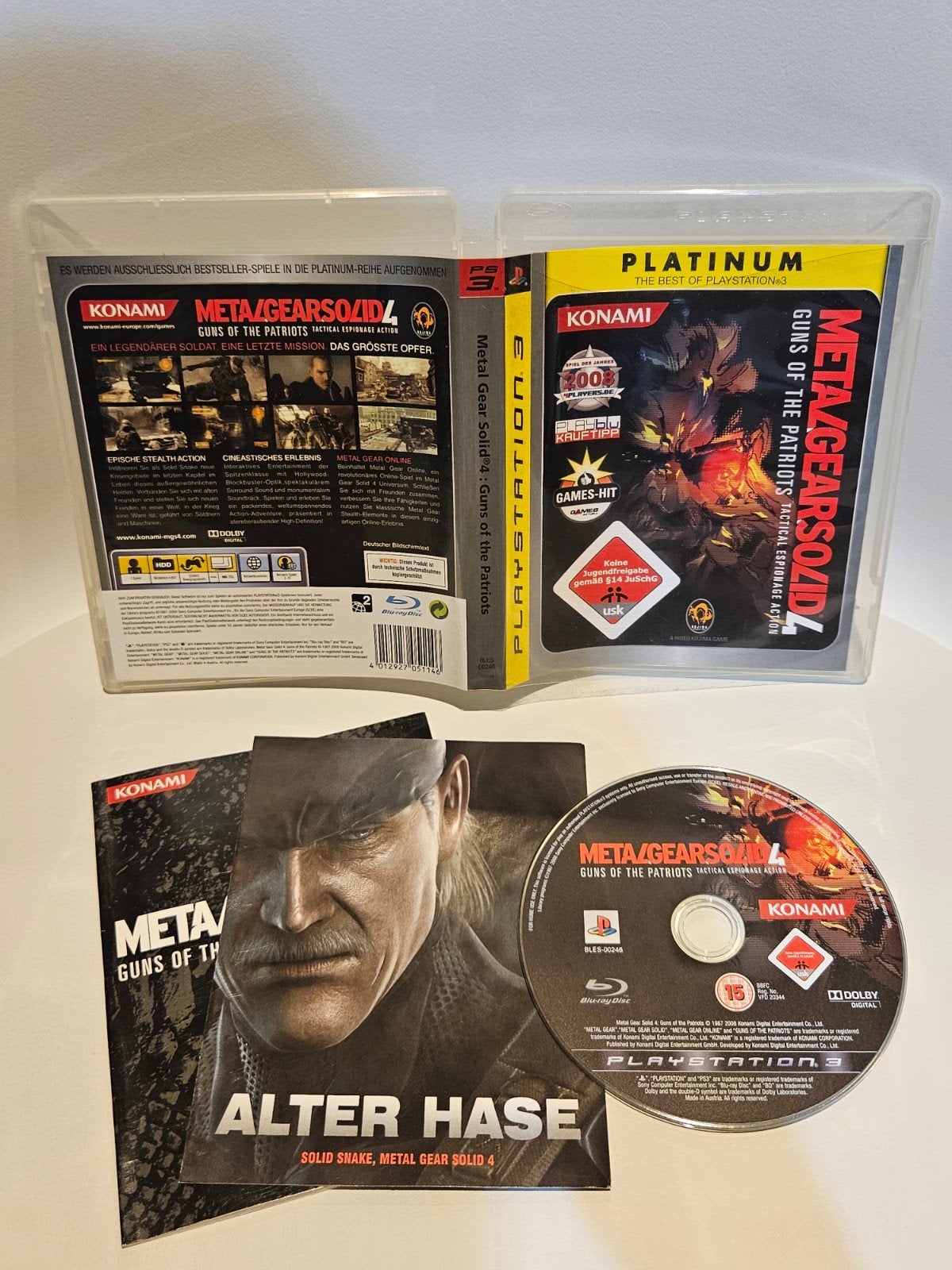 Metal Gear Solid 4 PS3, Avontuur en Actie, Vanaf 18 jaar, 1 speler, Ophalen of Verzenden