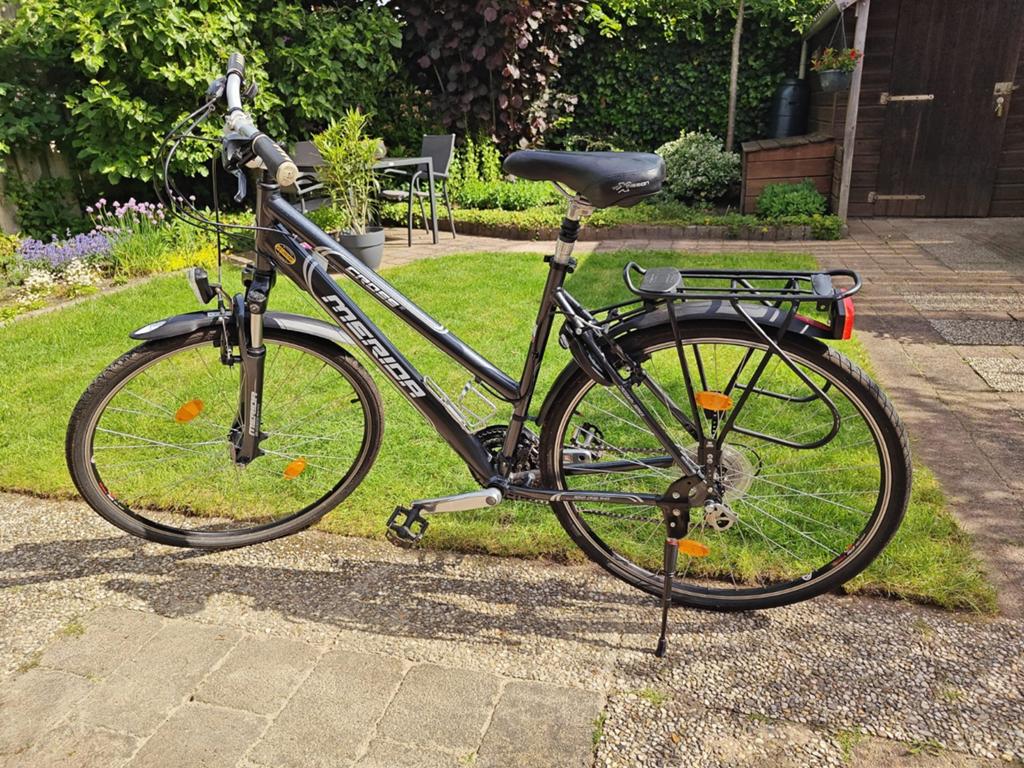 Zeer mooie Merida crossway damesfiets, 56 cm of meer, Zo goed als nieuw, Meer dan 20 versnellingen, Ophalen