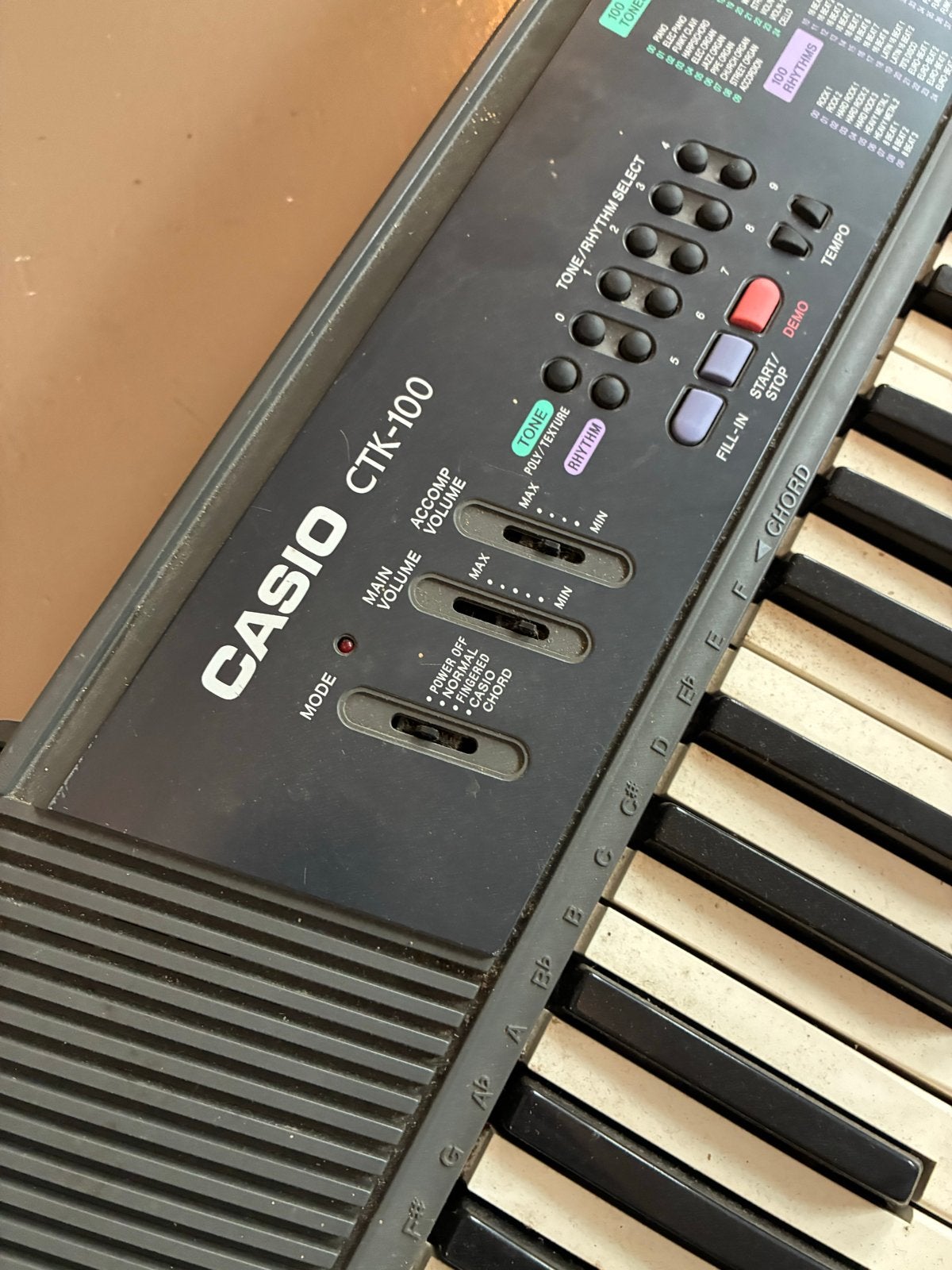 Casio CTK-100 Keyboard - Gebruikt, Muziek en Instrumenten, Keyboards, Ophalen, Gebruikt, 49 toetsen, Casio