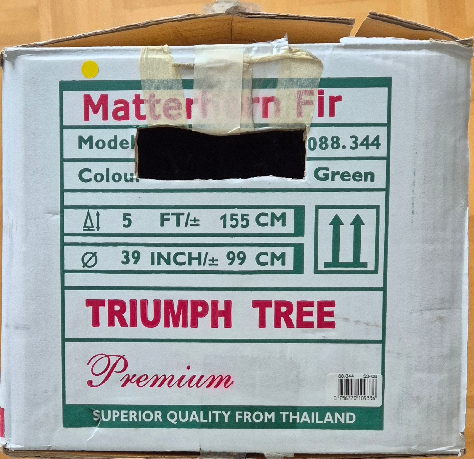 Kunstkerstboom Triumph Tree Matterhorn, Diversen, Ophalen