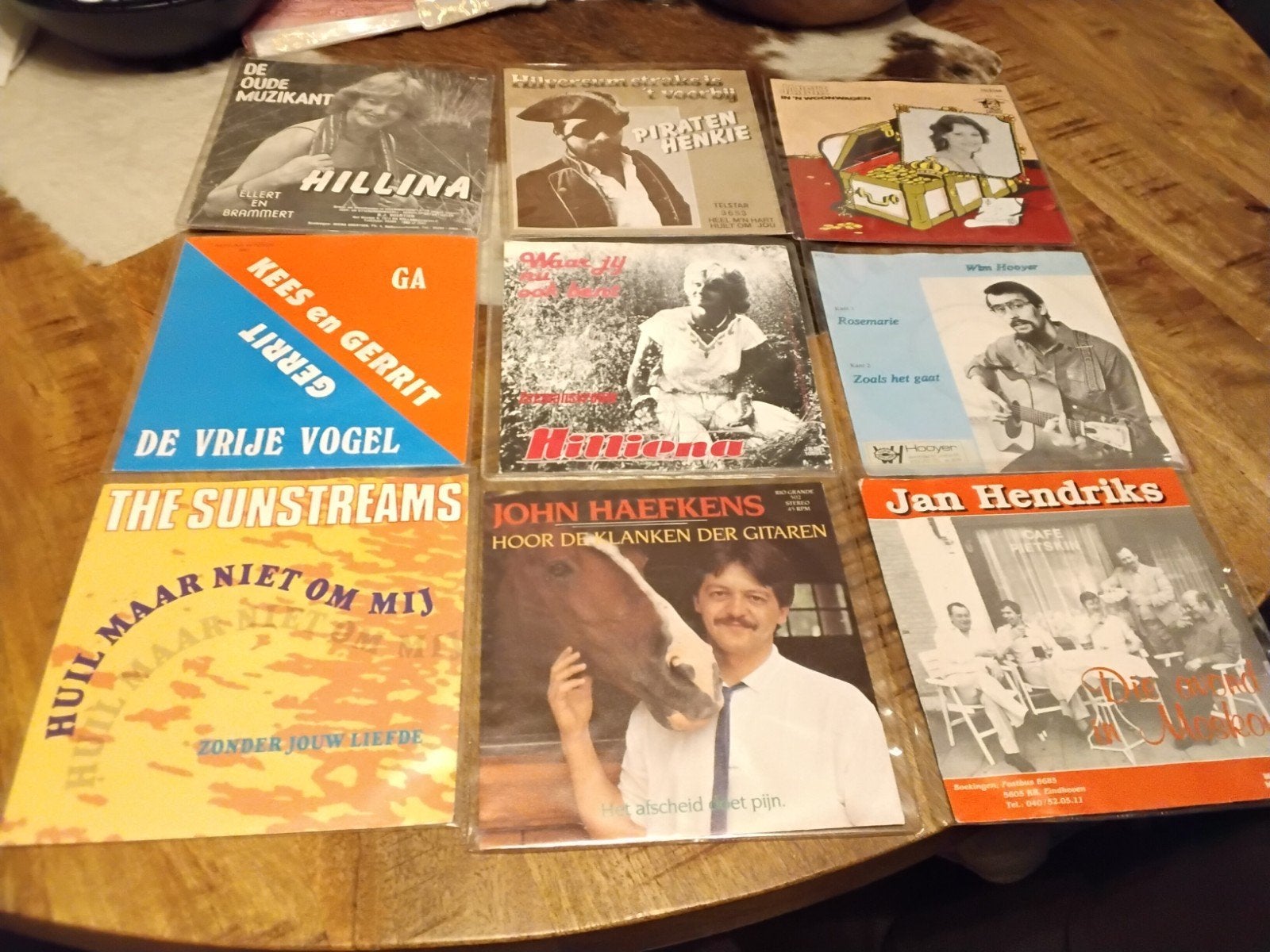 partij singles setje 9 stuks piraat, Ophalen of Verzenden, Gebruikt, Overige formaten, Levenslied of Smartlap