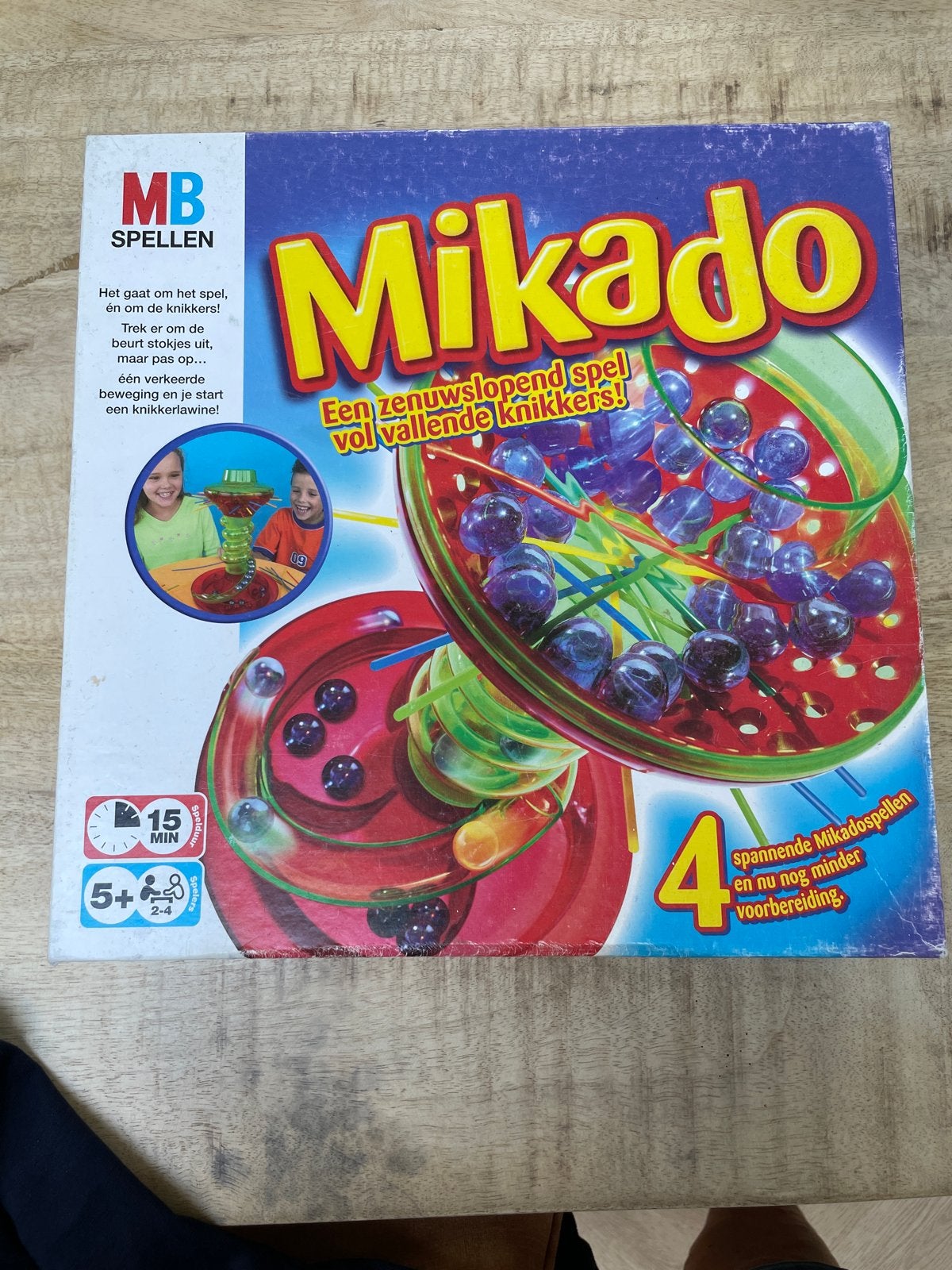 Mikado knikkerspel - Spannend en zenuwslopend, Drie of vier spelers, Ophalen of Verzenden, Gebruikt