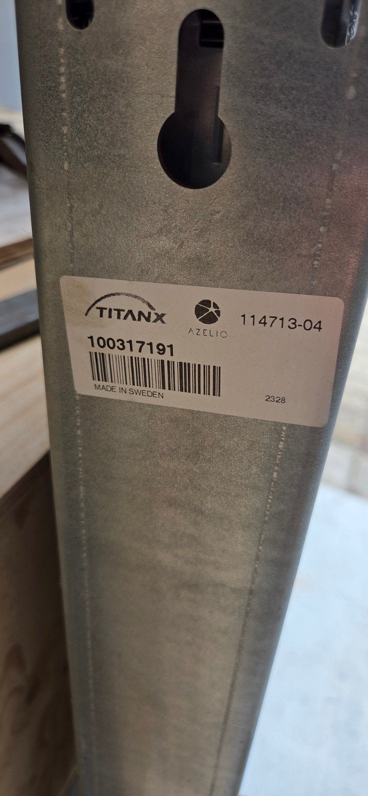 Nieuwe TitanX Azelio Radiator 100317191 (Made in Sweden), Ophalen