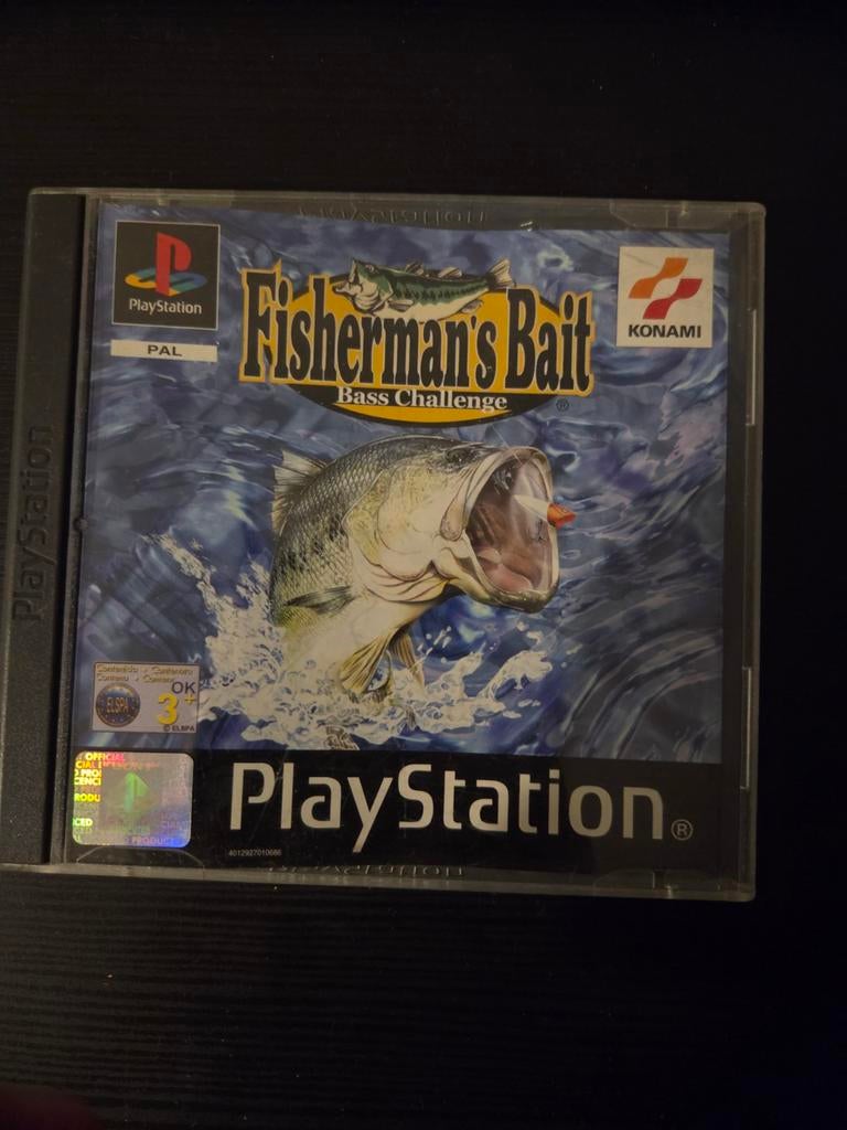 Fisherman's Bait Bass Challenge PS1 PlayStation, Spelcomputers en Games, Ophalen, Gebruikt, 1 speler, Vanaf 3 jaar