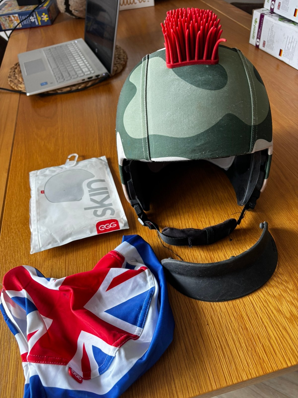 Egg helmet met extra skin, Ophalen of Verzenden, Gebruikt, Heer of Dame