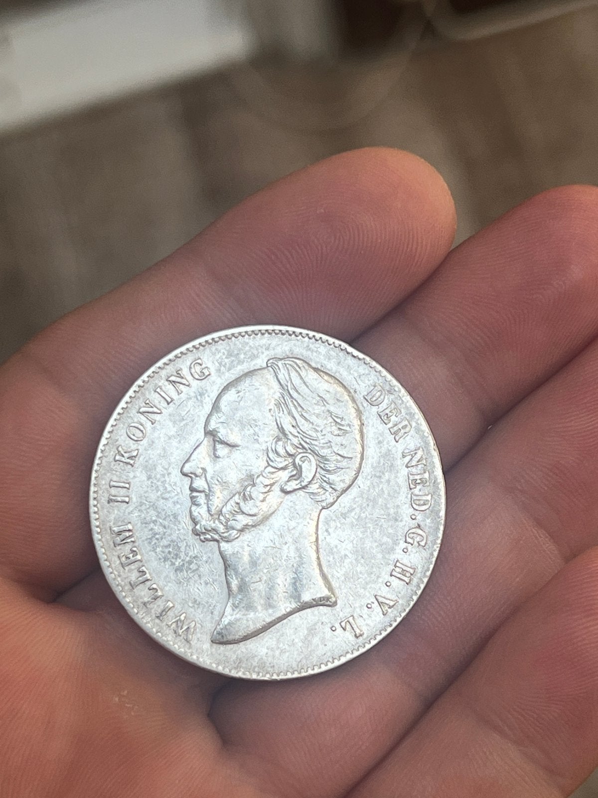Rijksdaalder 1847 Willem II, Postzegels en Munten, Munten | Nederland, Ophalen of Verzenden, Koning Willem II, 2½ gulden, Zilver
