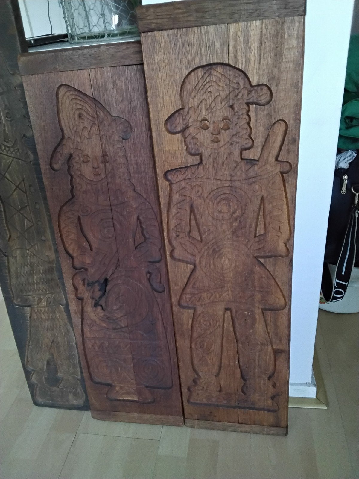 wanddecoratie speculaas, Ophalen, 83 cm, Hout, 23 cm