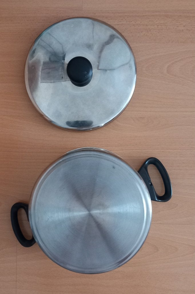 Bk kookpan, 20 cm, hoog 10 cm, Ophalen, Gebruikt, Rvs