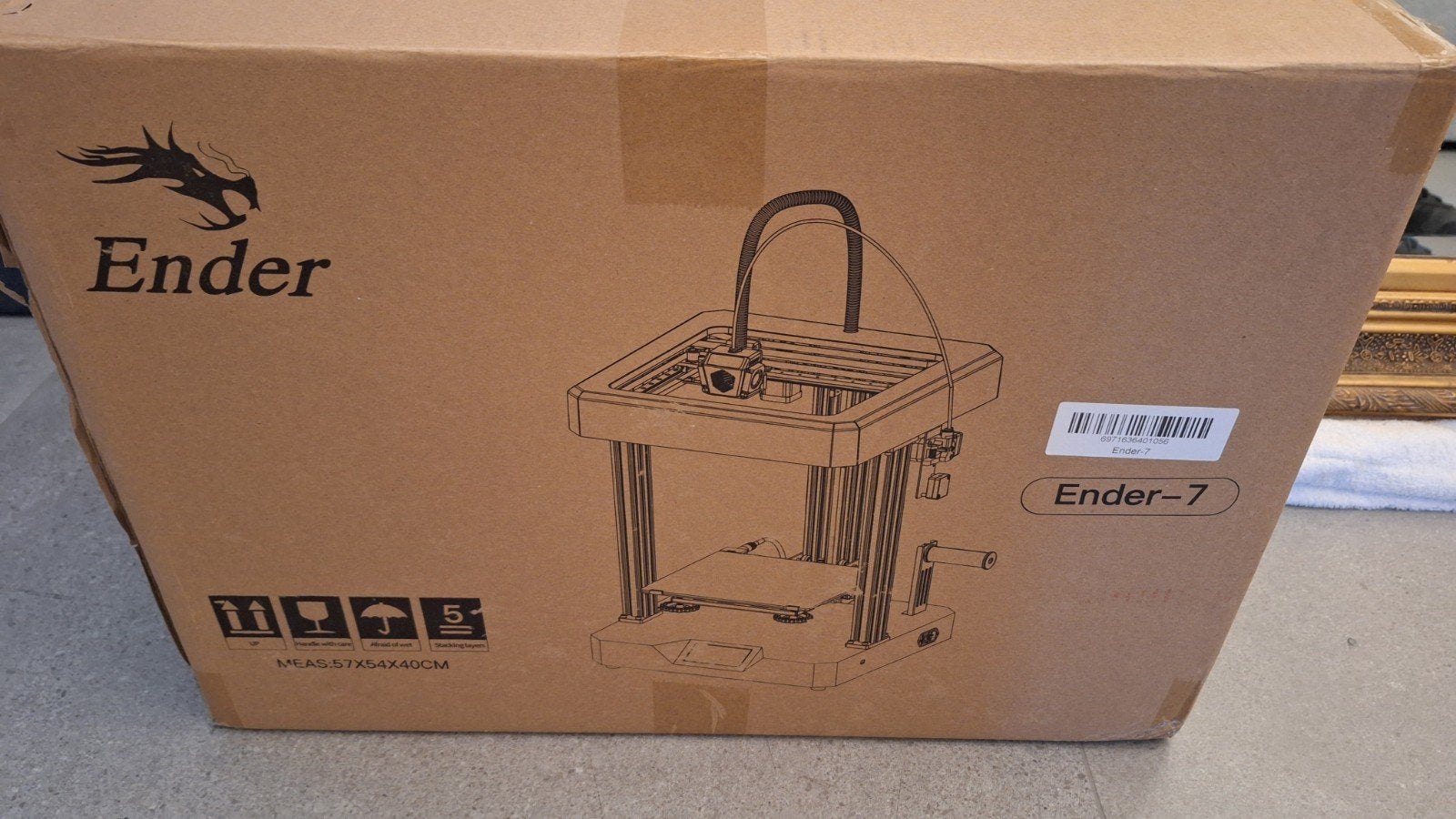 Nieuwe en ongeopende Creality Ender-7 3D-printer in doos, Computers en Software, Ophalen, Nieuw, Filament, Creality