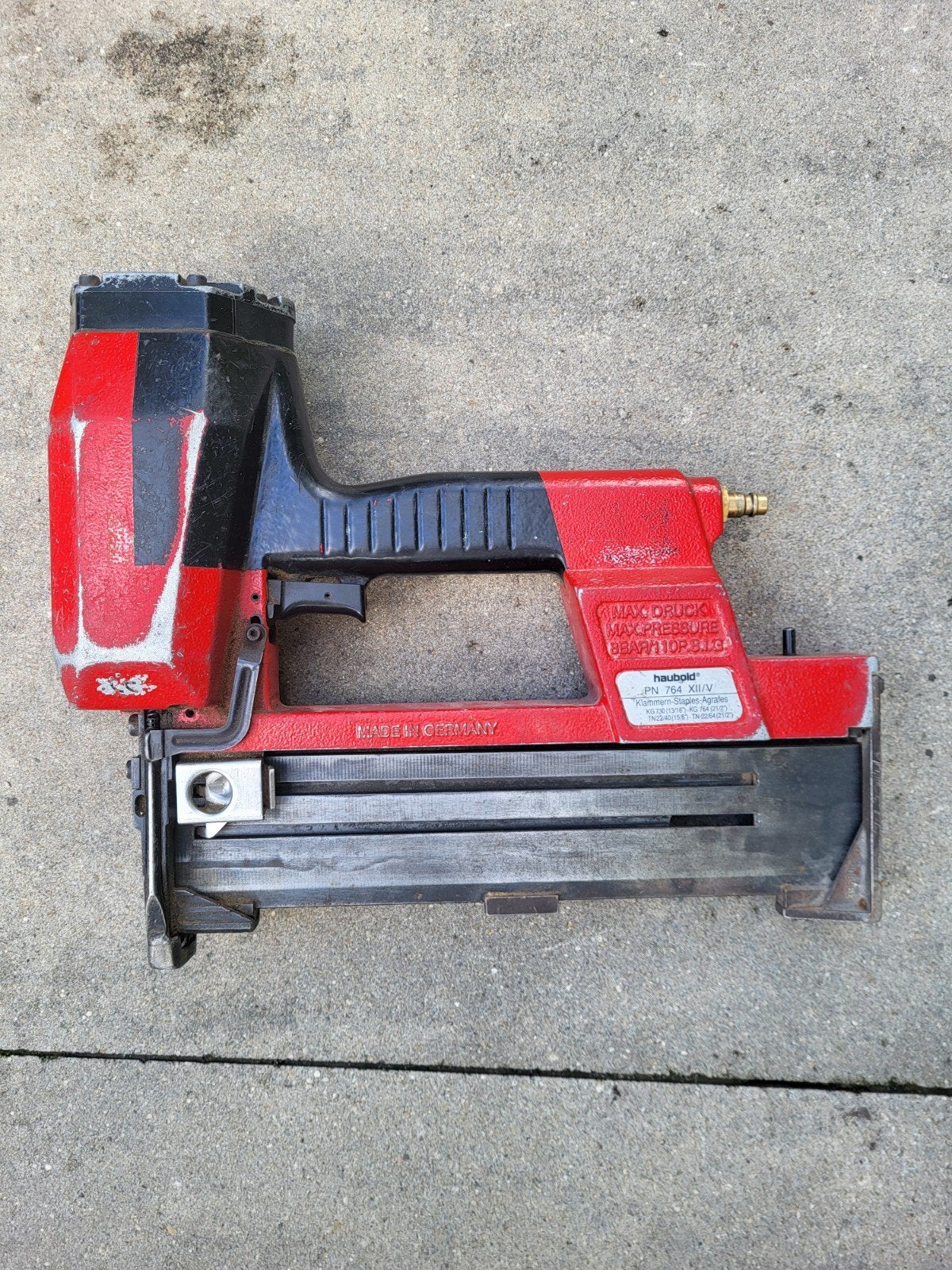 Haubold PN 764 XII/V Tacker/Nietmachine - Goedwerkend, Ophalen of Verzenden, Gebruikt, Tacker/nietmachine, Overige merken