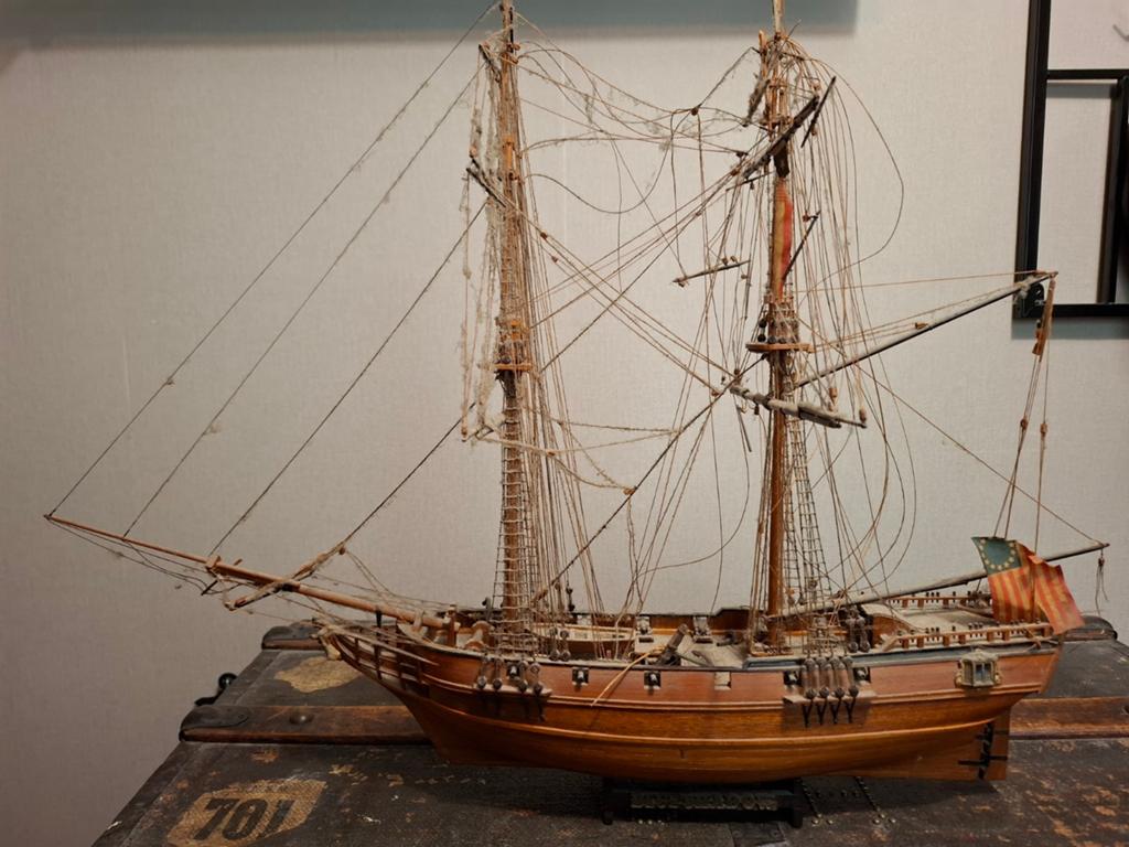 Houten scheepsmodel - Restauratieproject voor de liefhebber, Hobby en Vrije tijd, Modelbouw | Boten en Schepen, Ophalen, Gebruikt