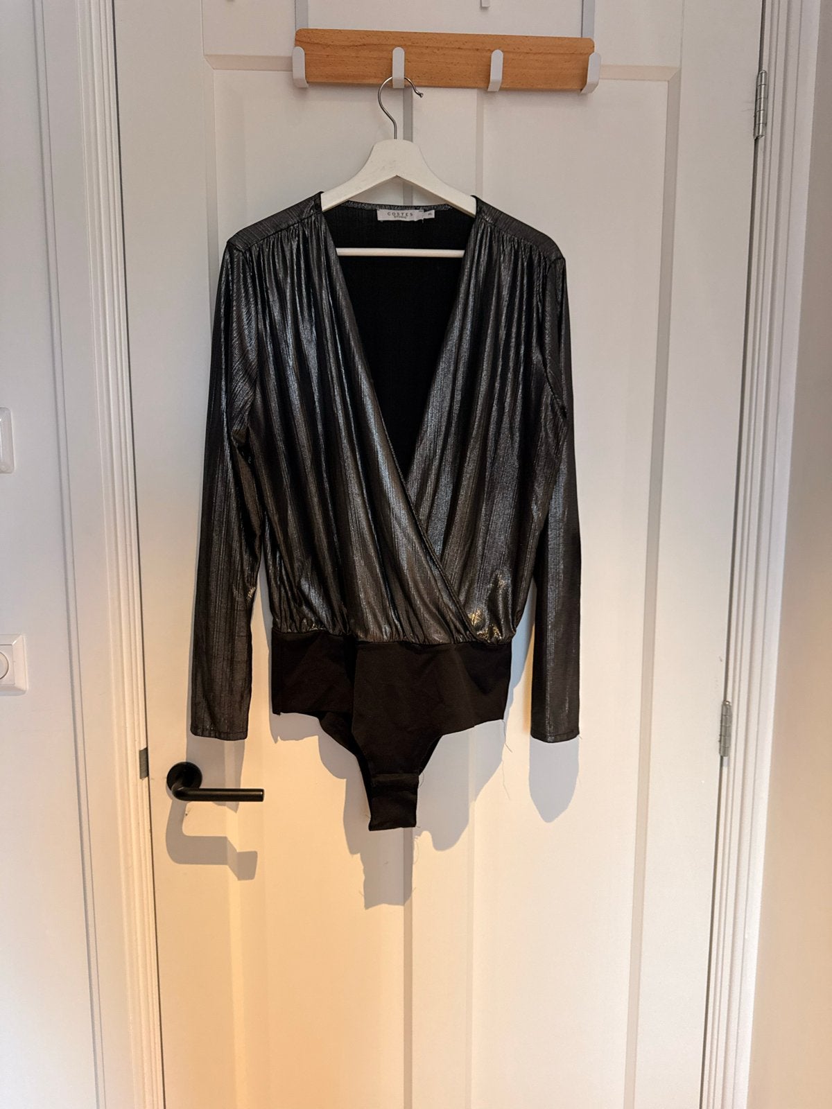Costes Studio Bodysuit Zilver/Zwart Maat XL, Kleding | Dames, Maat 46/48 (XL) of groter, Ophalen of Verzenden, Zo goed als nieuw