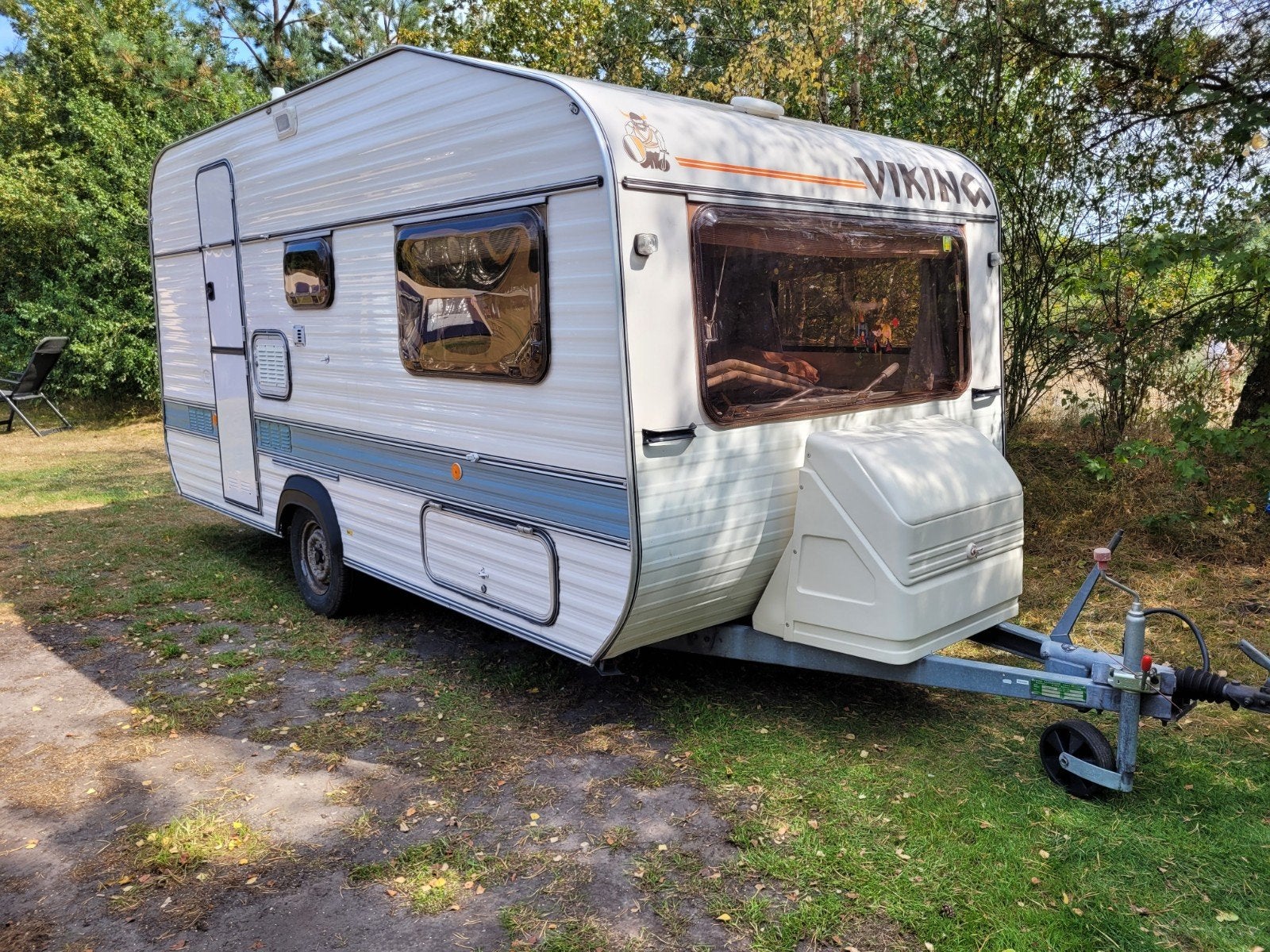 Viking 452 caravan uit 1985 in prima conditie, Overige merken, Disselslot, 750 - 1000 kg, Particulier
