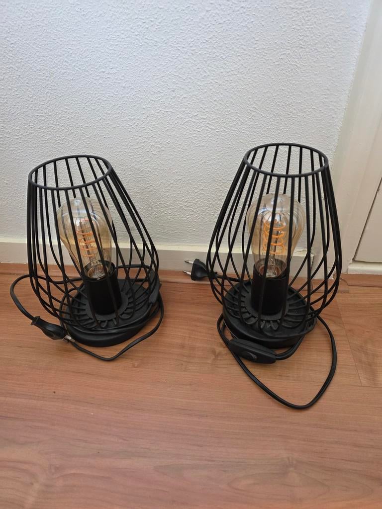 2 staande lampen 25 cm, Ophalen, Minder dan 50 cm