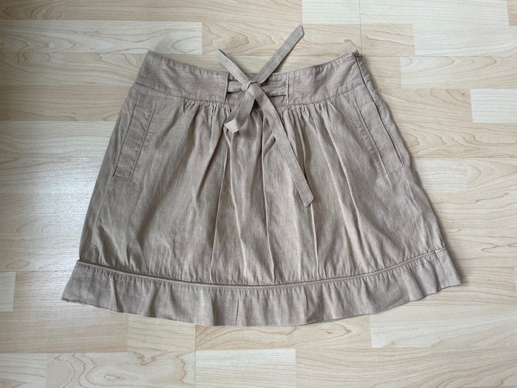 Massimo Dutti - Beige korte rok maat 40, Kleding | Dames, Rokken, Maat 38/40 (M), Massimo Dutti, Beige, Ophalen of Verzenden