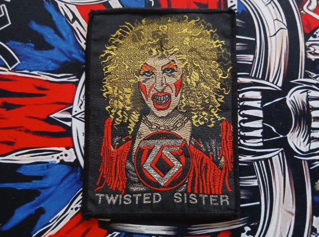 Twisted Sister Dee Snider vintage 1980 patch t3, Ophalen of Verzenden, Nieuw, Kleding