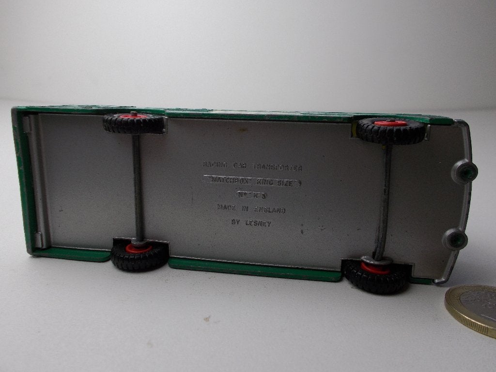 1968 Matchbox King Size No K-5. BP RACING CAR TRANSPORTER., Ophalen of Verzenden, Zo goed als nieuw, Bus of Vrachtwagen, Matchbox