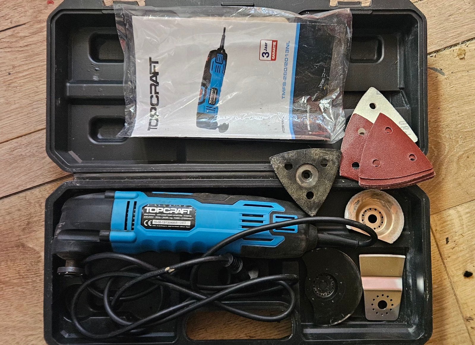 Topcraft MULTITOOL met accessoires in Koffer Z.G.A.N, Ophalen of Verzenden, Zo goed als nieuw