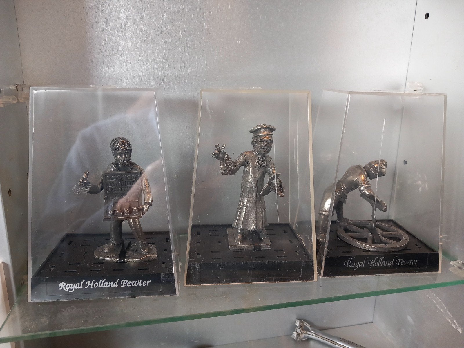Royal Holland Pewter beeldjes - Set van 3, Ophalen of Verzenden