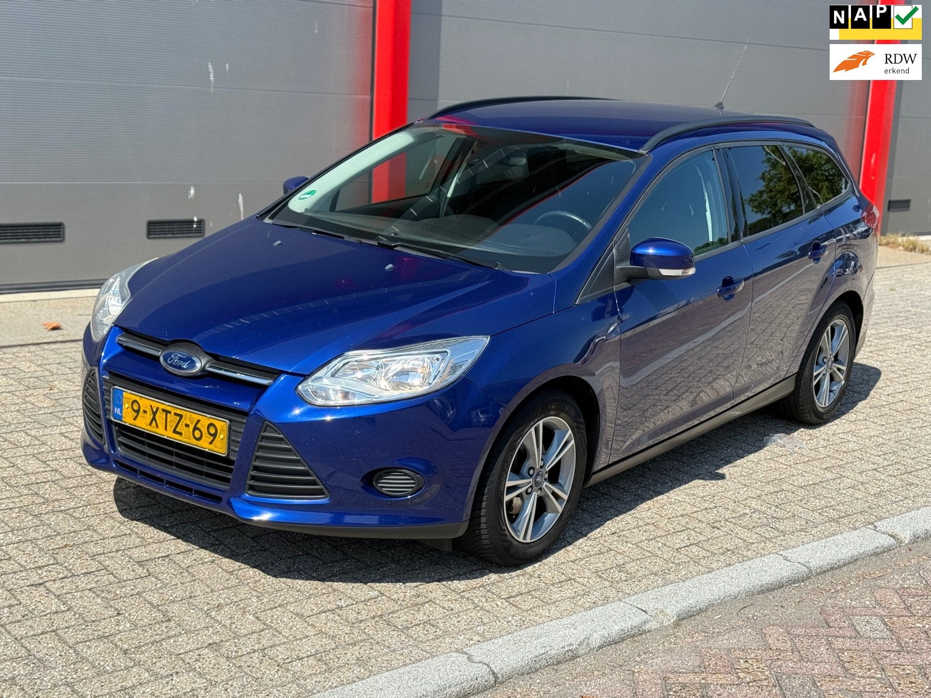 Ford Focus Wagon 1.0 EcoBoost Edition, Euro 5, 101 pk, Gebruikt, Blauw