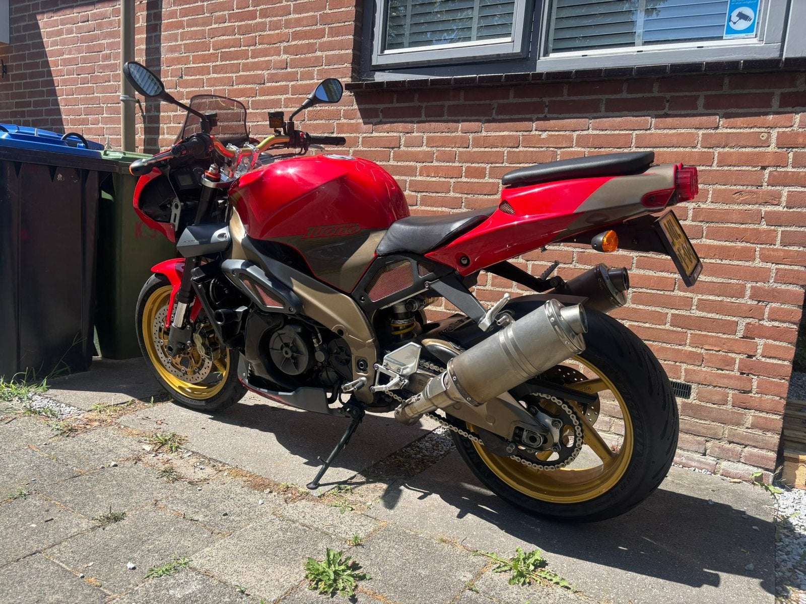 Aprilia RSV Tuono Gen1 uitlaat, Verzenden, Gebruikt