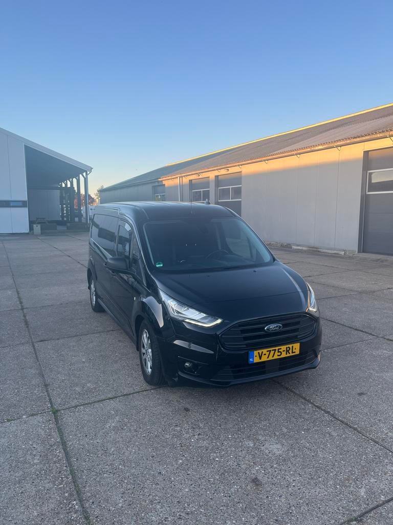 Ford Transit Connect L2 1.5 Ecoblue 120pk 2018, Stof, Zwart, 4 cilinders, Zwart