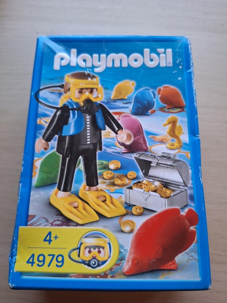 Playmobil 4979 Duiker met Schatkist Bordspel, Ophalen of Verzenden, Gebruikt, Complete set