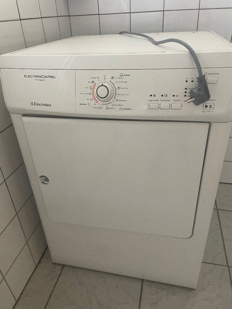 Droger  Electrolux (luchtafvoer), Witgoed en Apparatuur, Wasdrogers, Ophalen, 6 tot 8 kg, Gebruikt, Luchtafvoer