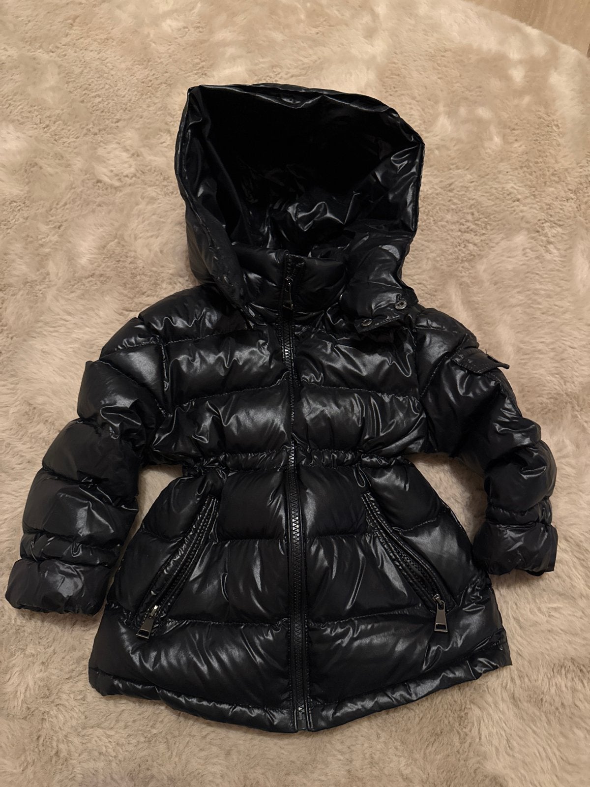 Moncler kinderjas zwart - Zo goed als nieuw, Ophalen of Verzenden, Zo goed als nieuw, Jongen of Meisje