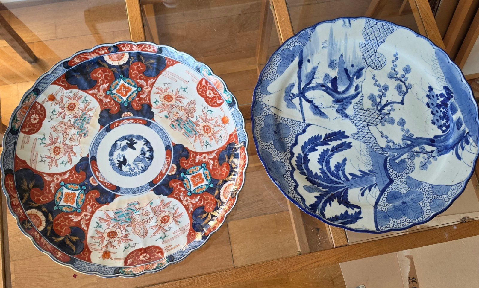 Japanse en chinese schaal 46 cm diameter, Ophalen