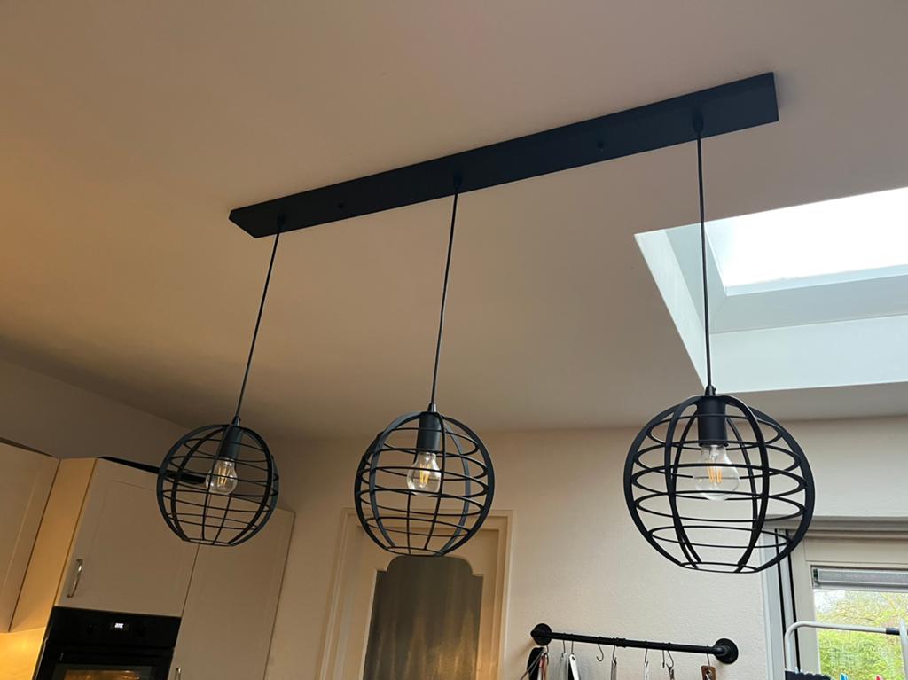 Highlight hanglamp, Ophalen, Zo goed als nieuw, Metaal, 75 cm of meer