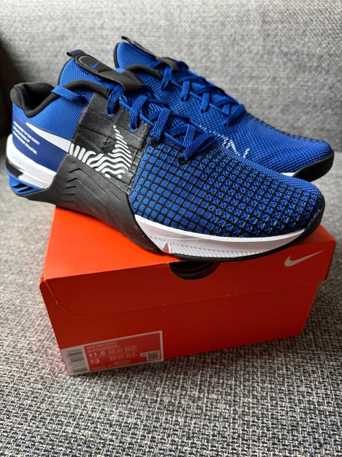 Nike Metcon 8 - Maat 45.5 - Nieuw in doos, Blauw, Sportschoenen, Nieuw, Ophalen of Verzenden