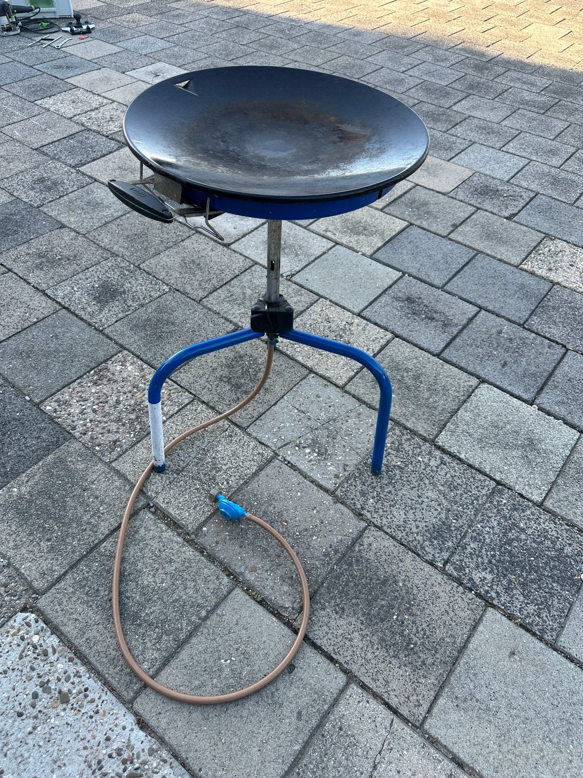 Cadac Skottelbraai pan, Ophalen, Gebruikt