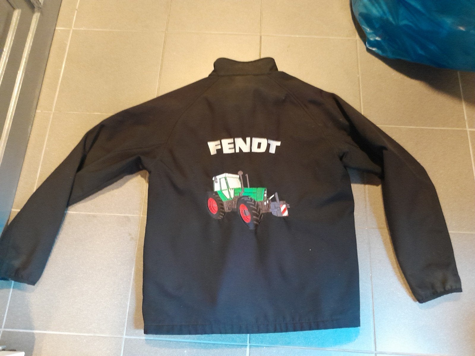 fendt soft shell jas maat L, Ophalen of Verzenden, Blauw