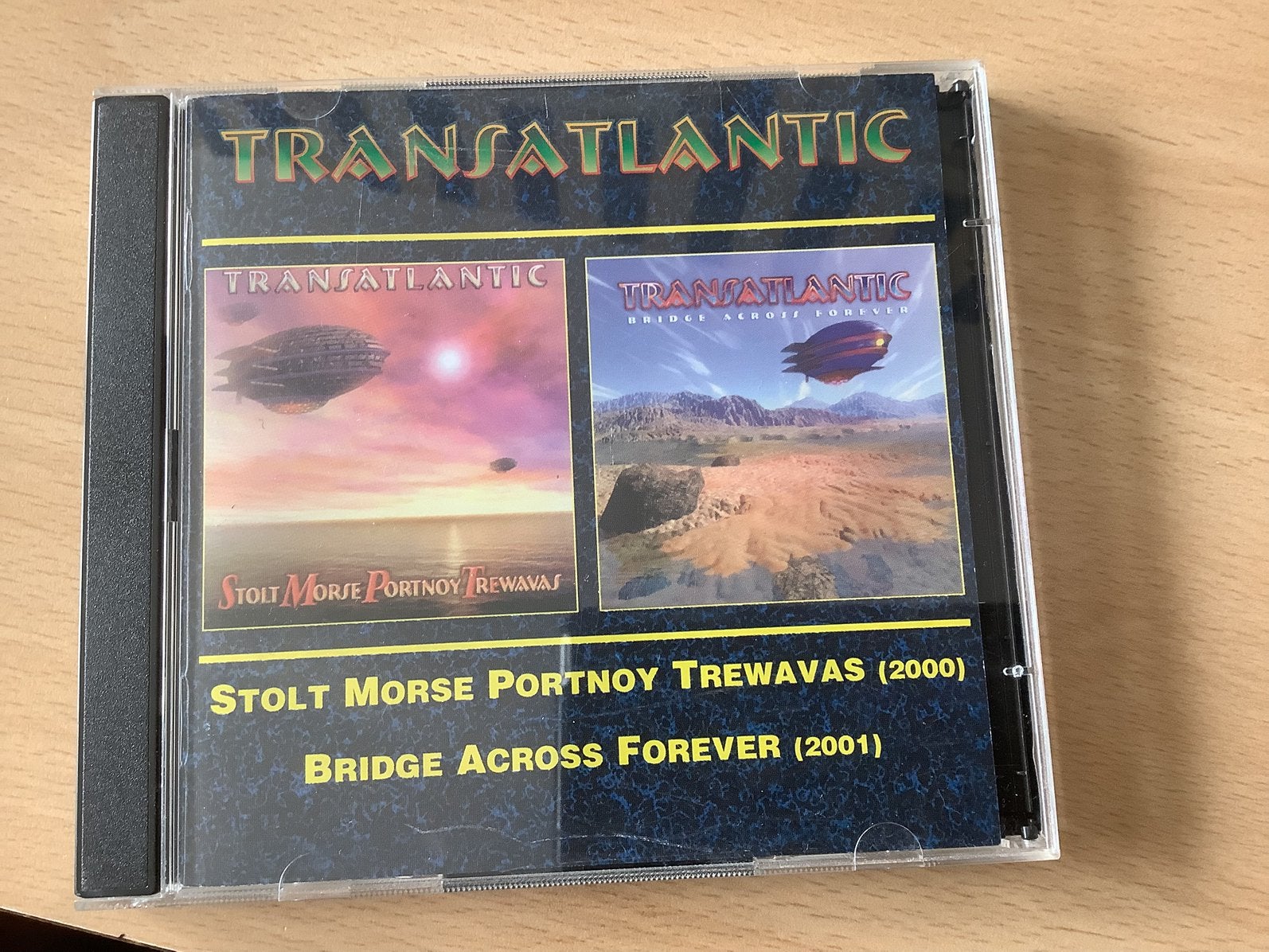 Transatlantic-SMPTe + bridge across forever., Cd's en Dvd's, Ophalen of Verzenden, Zo goed als nieuw, Progressive Rock