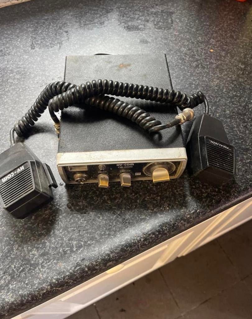 Hy-Com CB-2000 CB-radio met twee microfoons, Ophalen of Verzenden, Zo goed als nieuw