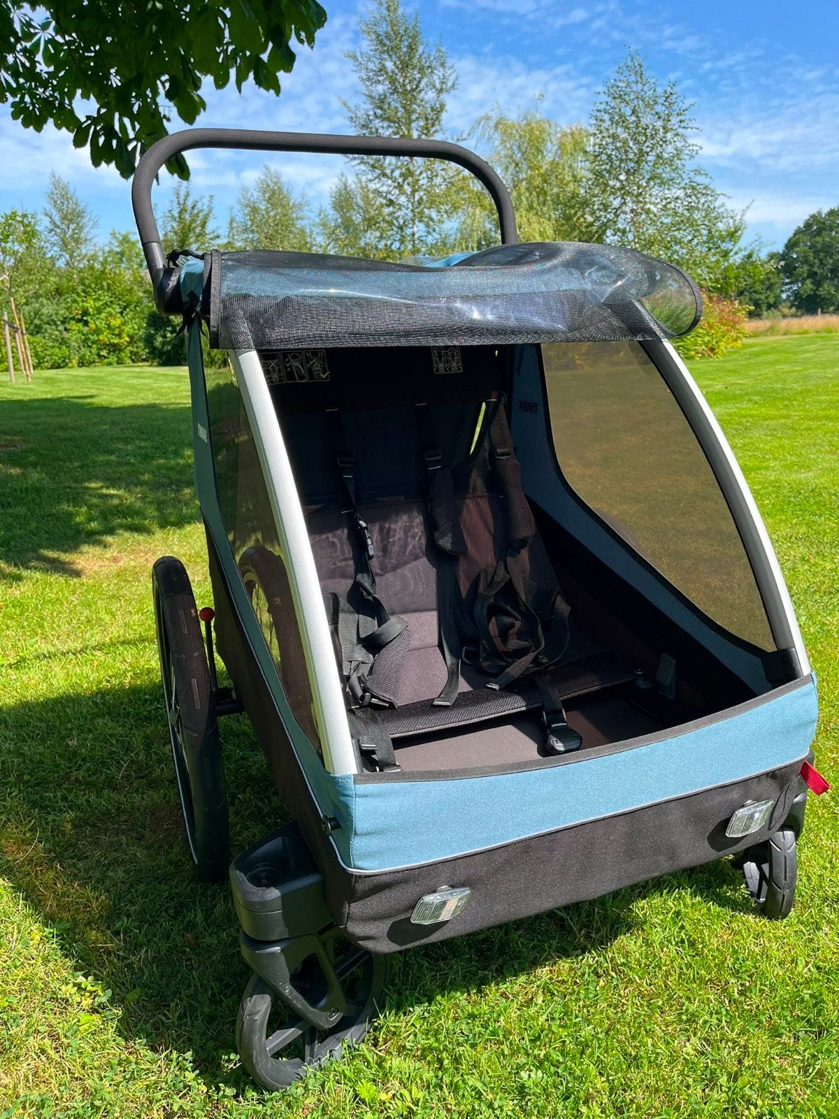 Thule Courier fietskar - bagagewagen - buggy, Ophalen, Opvouwbaar, Zo goed als nieuw, 40 tot 60 kg