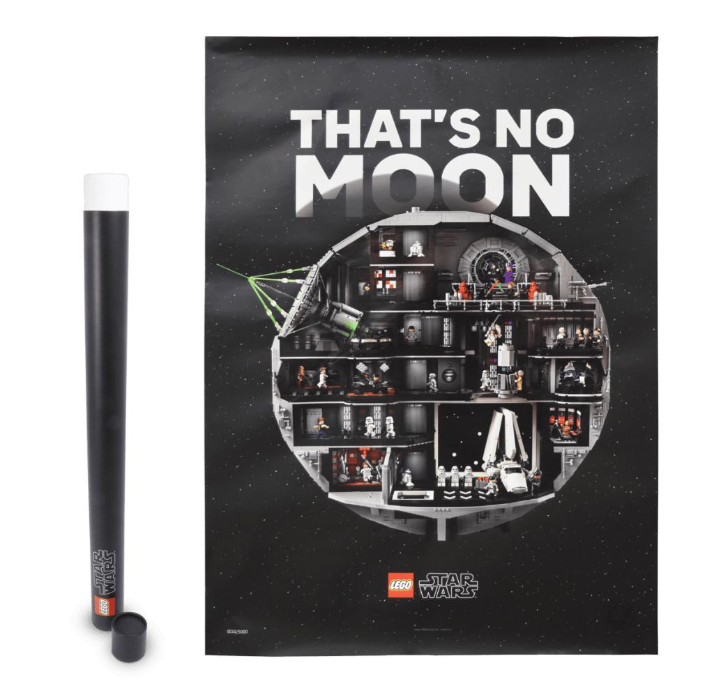 Lego poster Death Star 5010030 nieuw sealed, Star Wars, Lego, Accessoire, Nieuw