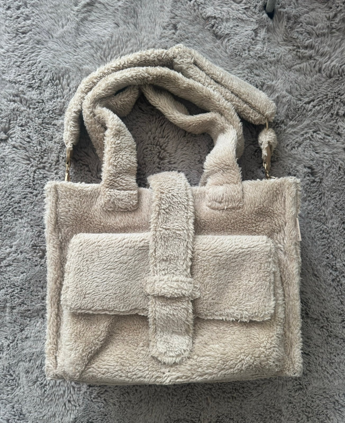 TWO YOU LABEL Luiertas - Teddy Stof - Bruin - Kinderwagen, Verzorgingstas, Bruin, Overige merken, Nieuw