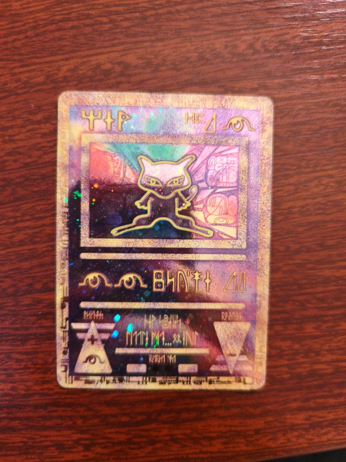 Ancient Mew Pokémon kaart - Zeldzaam en Holografisch, Ophalen of Verzenden, Zo goed als nieuw, Losse kaart, Foil
