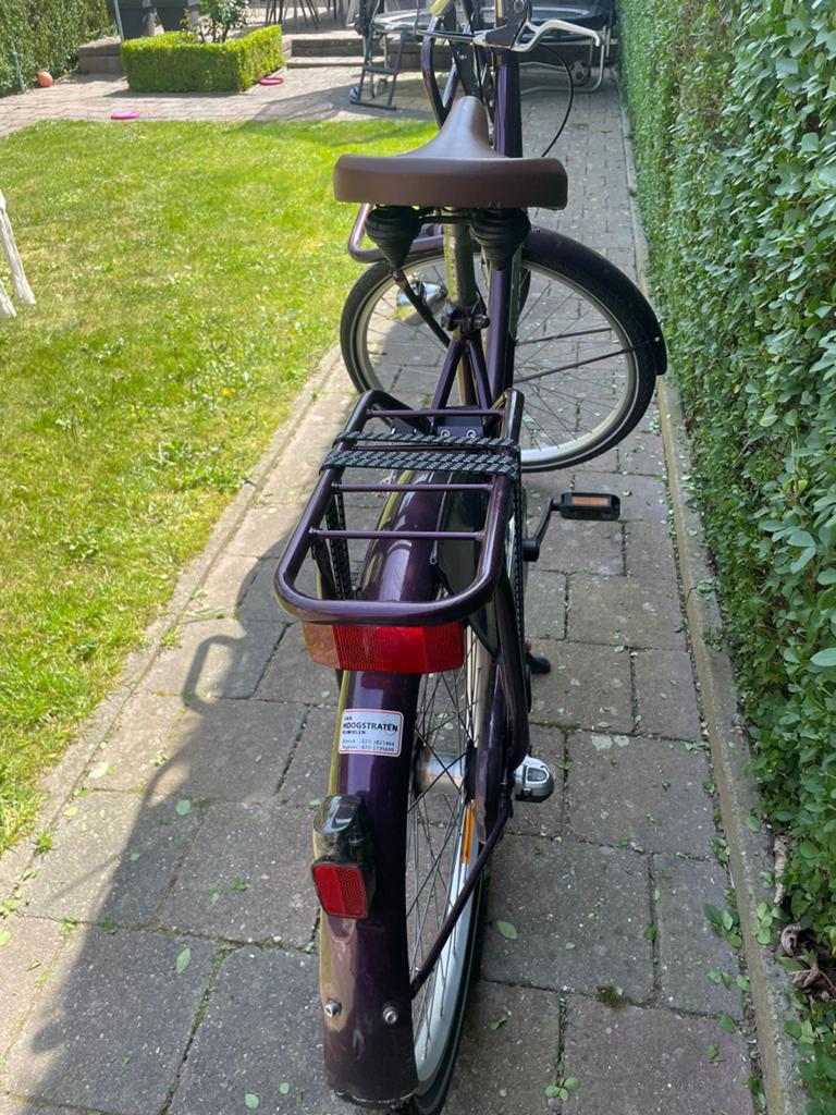 Transportfiets Popal 26 inch - Paars, Terugtraprem, Gebruikt, Minder dan 47 cm, Ophalen