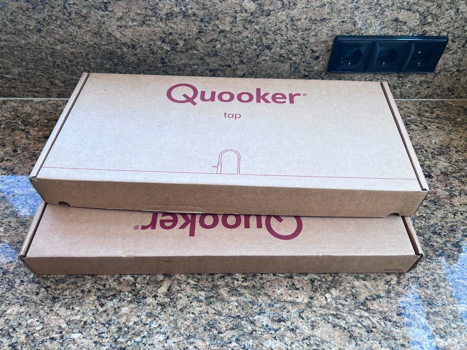 Quooker Nordic Square Twintaps RVS – Single Tap + Mengkraan, Overige typen, Ophalen of Verzenden, Metaal, Overige merken