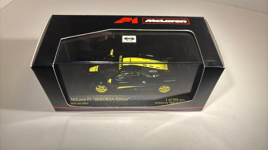 McLaren f1 hekorsa edition minichamps 1.43, Auto, Ophalen of Verzenden, MiniChamps, A