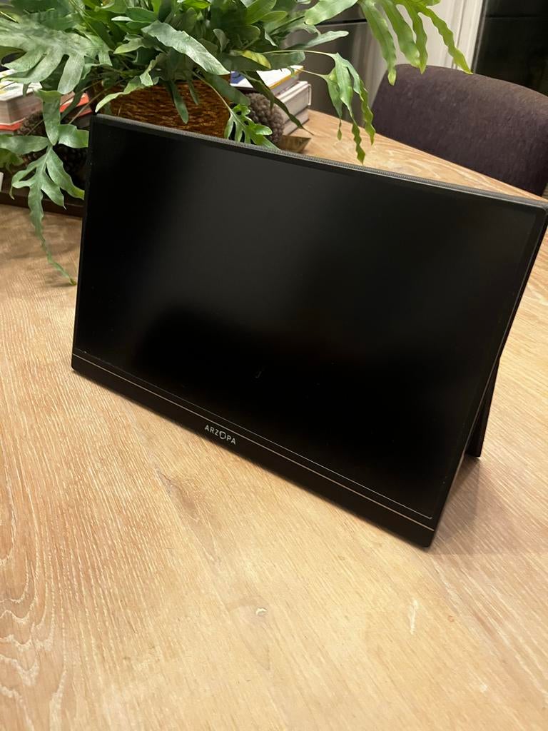 Arzopa A1 Gamut Portable Monitor  Inclusief extra HDMI kabel, Computers en Software, Monitoren, Gebruikt, HDMI, Full HD, Ingebouwde speakers