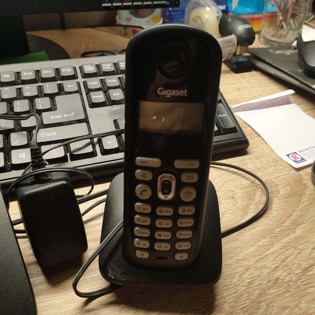 Gigaset AP 285 Siemens basis met 1 handset, Telecommunicatie, Vaste telefoons | Handsets en Draadloos, Ophalen of Verzenden, Gebruikt