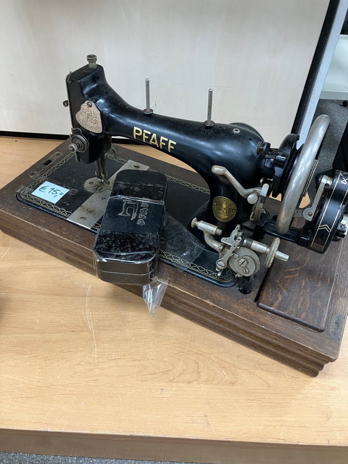 Antieke PFAFF Naaimachine - Handbediend Model 11, Ophalen of Verzenden